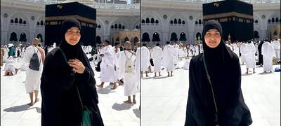 ওমরাহ হজ করতে মক্কায় গেছেন বর্ষা