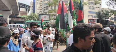 মার্চ ফর গাজা: প্রস্তুত সোহরাওয়ার্দী উদ্যান, আসছে  লাখো-মানুষ