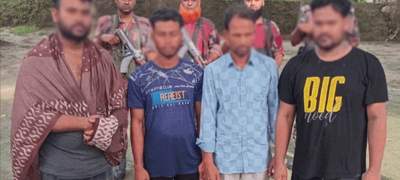 ঝিনাইদহের মহেশপুর সীমান্তে অনুপ্রবেশের সময় নারী-শিশুসহ আটক ১৬