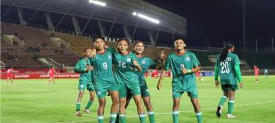 লাওসে সাগরিকার জোড়া গোলে বাংলাদেশের জয় 