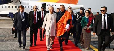 ভুটানের প্রধানমন্ত্রী ঢাকায় পৌঁছেছেন 