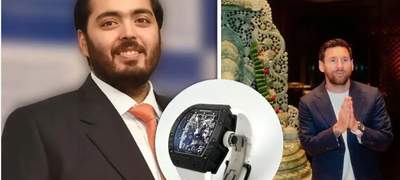 মেসি ভারতে ১৫ কোটি টাকার বিরল ঘড়ি উপহার পেলেন 