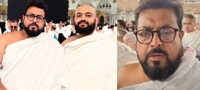 ওমরাহ-তে ছেলের সঙ্গে দেখা ২ বছর পর, কাঁদলেন ওমর সানী
