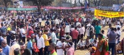 ময়মনসিংহে তারেক রহমানের জনসভায় নামছে মানুষের ঢল