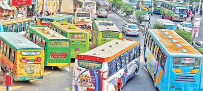 সরকারি সিদ্ধান্ত না আসা পর্যন্ত বাসভাড়া না বাড়াতে মালিক সমিতির কঠোর নির্দেশ