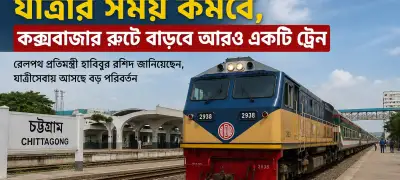 ঢাকা-চট্টগ্রাম রেলপথে যাত্রার সময় উল্লেখযোগ্যভাবে কমানোর পাশাপাশি কক্সবাজারগামী ট্রেনের সংখ্যা বাড়ানোর পরিকল্পনা নিয়েছে সরকার। এ তথ্য জানিয়েছেন রেলপথ প্রতিমন্ত্রী হাবিবুর রশিদ।
