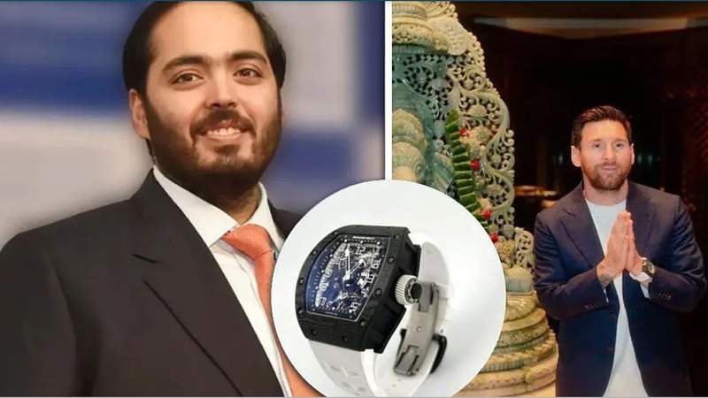 মেসি ভারতে ১৫ কোটি টাকার বিরল ঘড়ি উপহার পেলেন