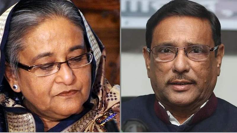 হাসিনা-কাদেরসহ ১৭ জনের দেশত্যাগে নিষেধাজ্ঞা
