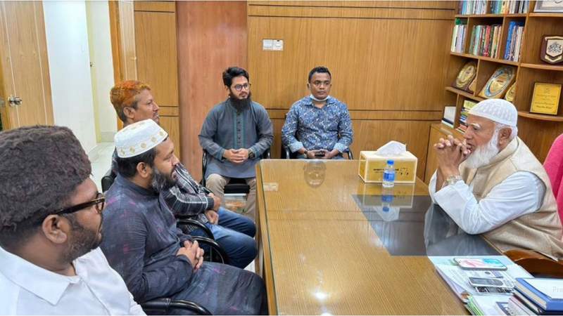 বিরোধী দলীয় নেতার সঙ্গে জাতীয় বিপ্লবী পরিষদ নেতৃবৃন্দের বৈঠক