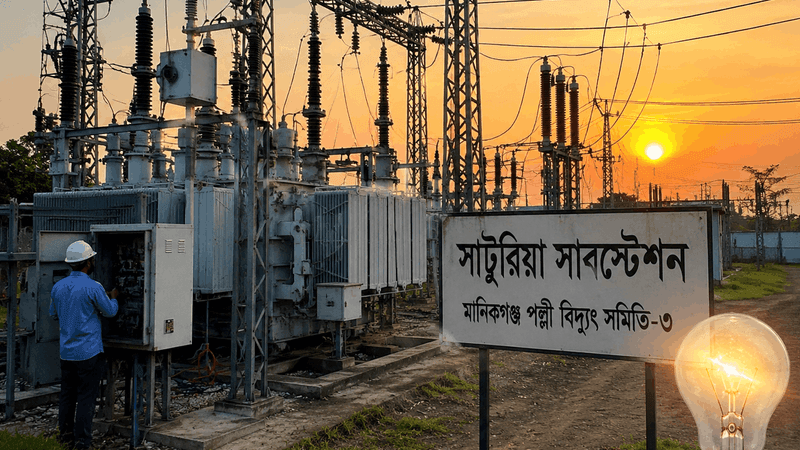 কালিয়াকৈর গ্রিডে ত্রুটি, সাটুরিয়ায় বিদ্যুৎ সংকটে ৪৭ হাজার গ্রাহক